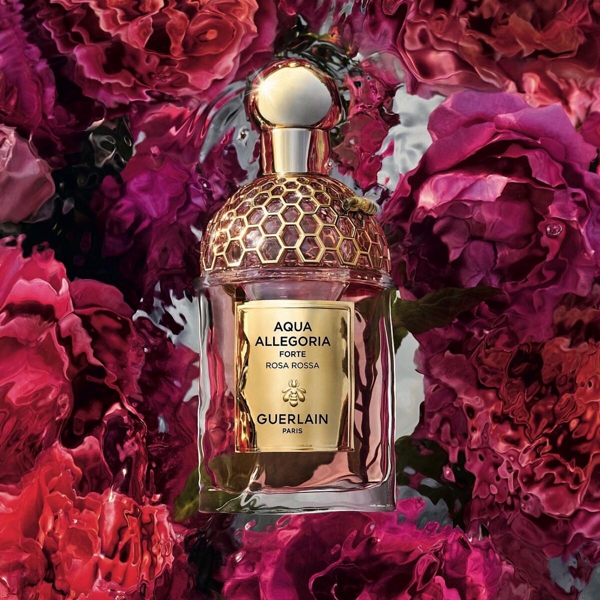 嬌蘭花草水語晨霧玫瑰淡香精主視覺。