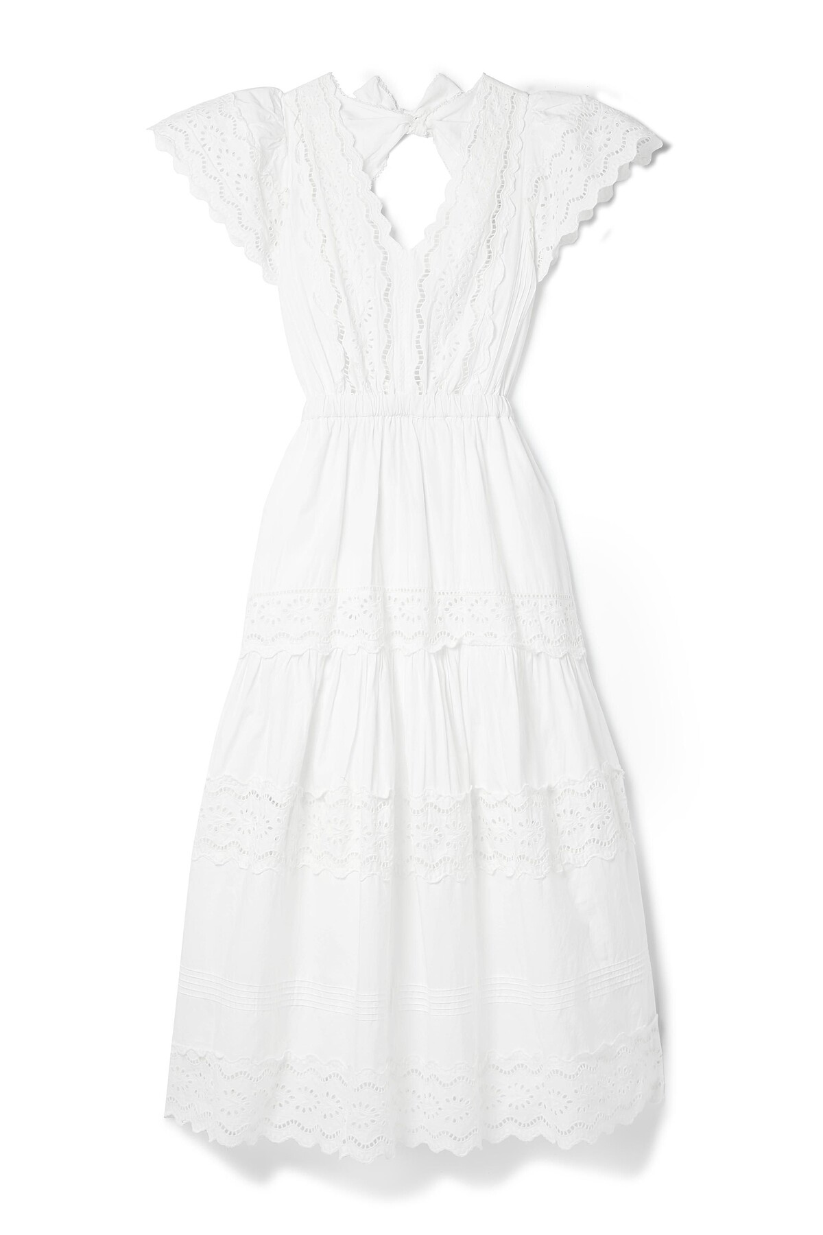 SEA 白色連身洋裝，價格店洽。