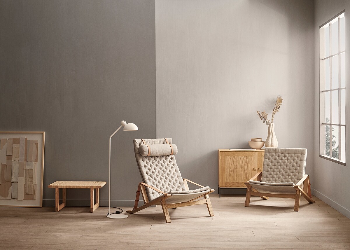 Plico Chair 分為高椅背版本 FK10 與低椅背版本 FK11。