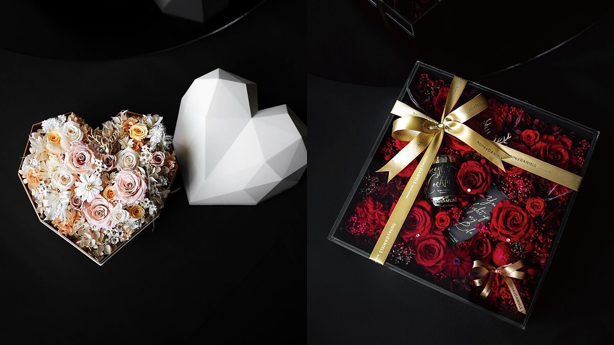 七夕送《honeyDANIELS florist》星座花藝浪漫失心瘋！「愛心型恆星花」成告白放閃首選