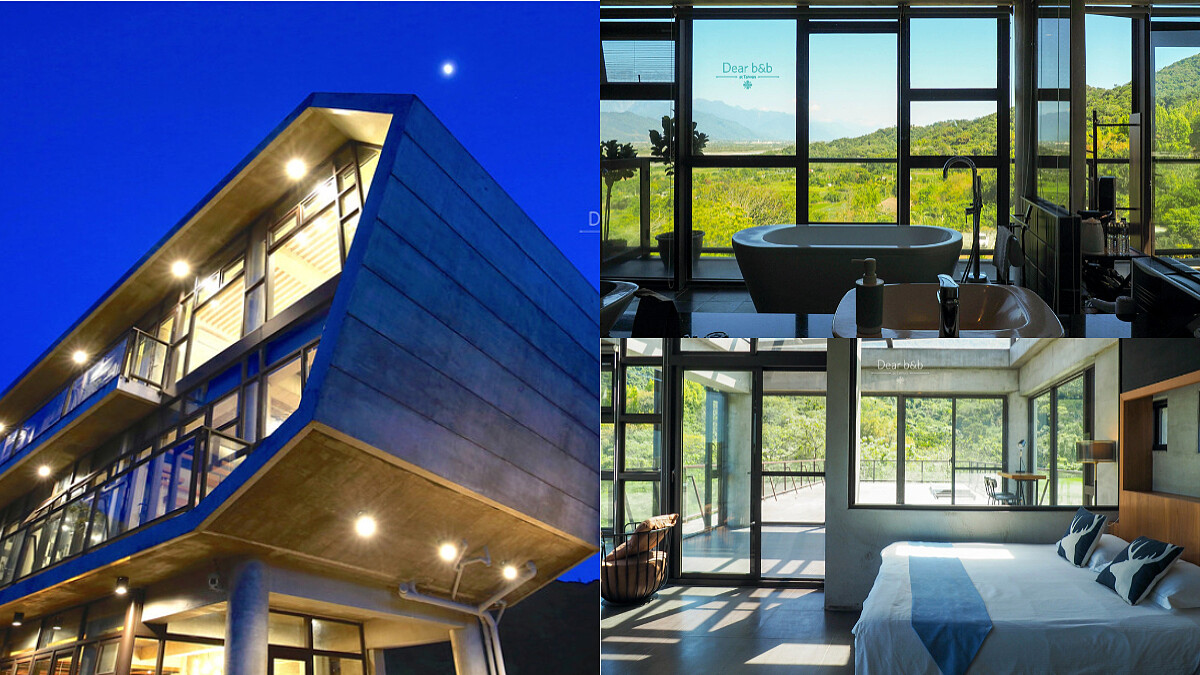 迎接浪漫七夕！情人節和伴侶一起入住夢幻旅宿：花蓮壽豐．世外之境的設計清水模——「鈴の宇 月眉」