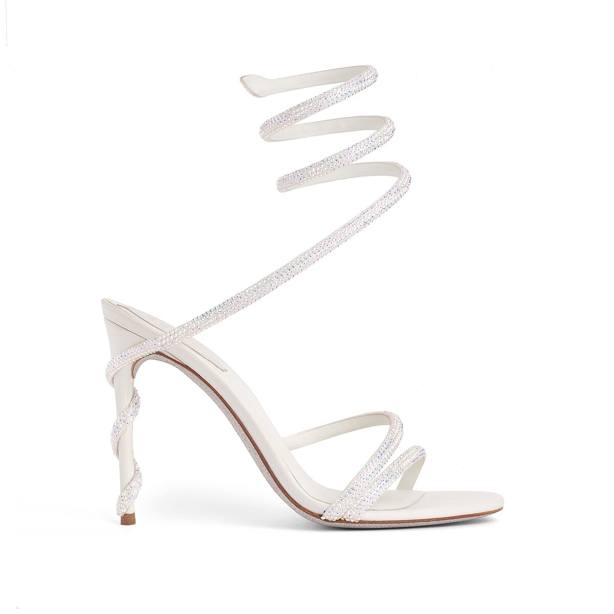  Rene Caovilla 螺旋高跟鞋，價格店洽。