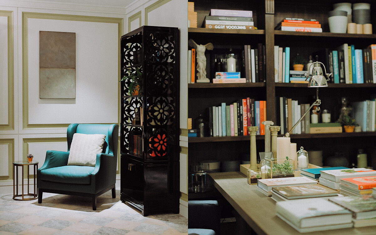 有時候需要在家與工作中間有個喘息的空間，坐在lobby翻閱各種生活風格的書籍，享受獨有的寧靜片刻。