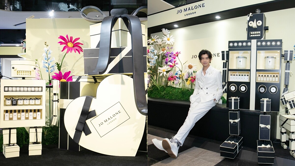 Jo Malone London全球唯一JoBots禮物概念店在台灣，禮盒機器人太可愛