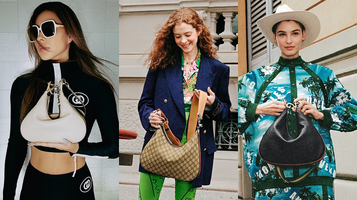 Gucci Attache系列開賣搶翻天！GG釦環打開是腋下包、關上變幸運餅乾包