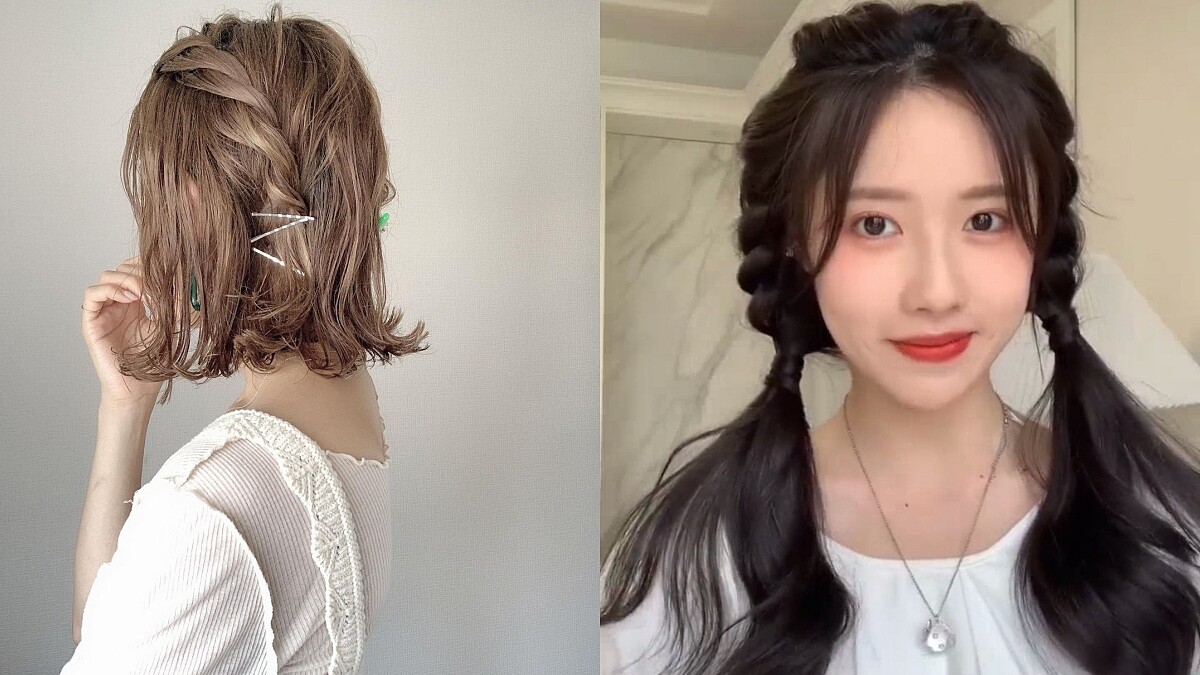 夏日約會出遊超簡單5款髮型推薦！短、中、長髮編髮、髮飾讓造型超吸睛