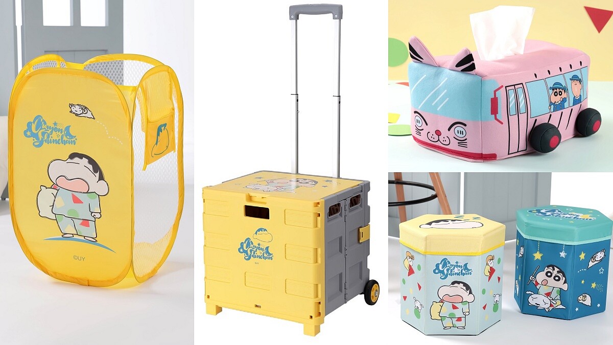 momo X蠟筆小新8月集點加價購週邊搶先看！必收收摺疊購物車、萬用椅