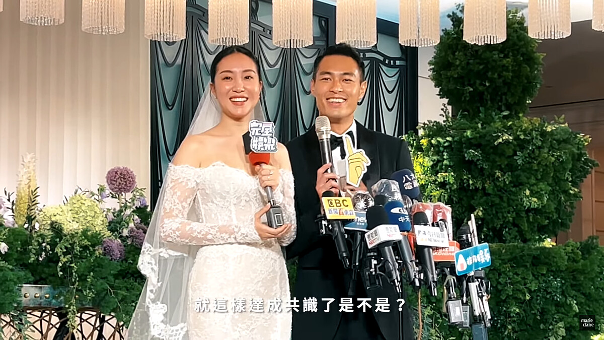 楊祐寧婚禮根本《華燈初上》派對！熱吻嬌妻Melinda，林心如、楊謹華有話對新郎說……
