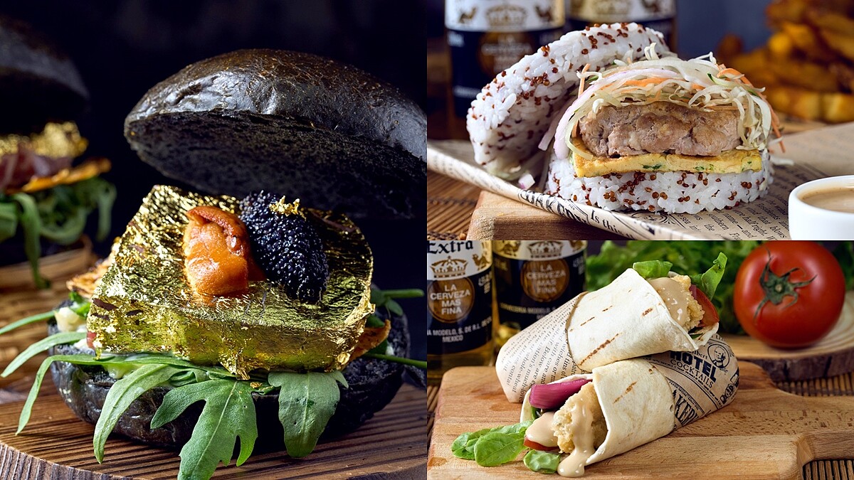 2022府城漢堡節本周末登場！台南晶英霸氣端2800元「金箔和牛海膽堡」，20間店家齊聚老饕快衝