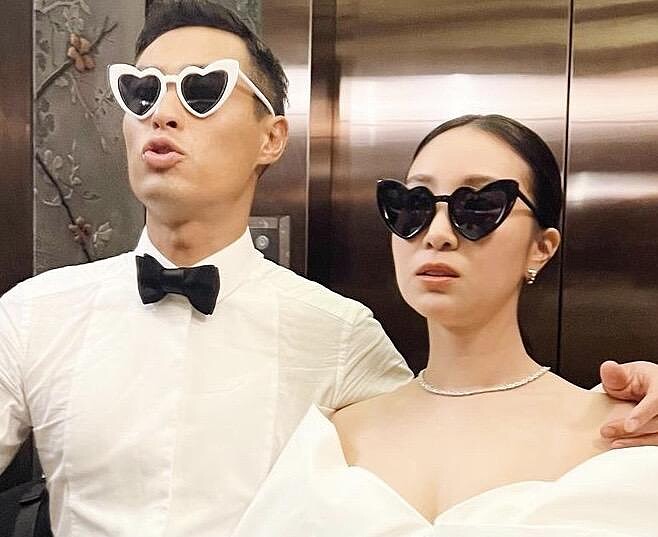 楊祐寧與老婆Melinda