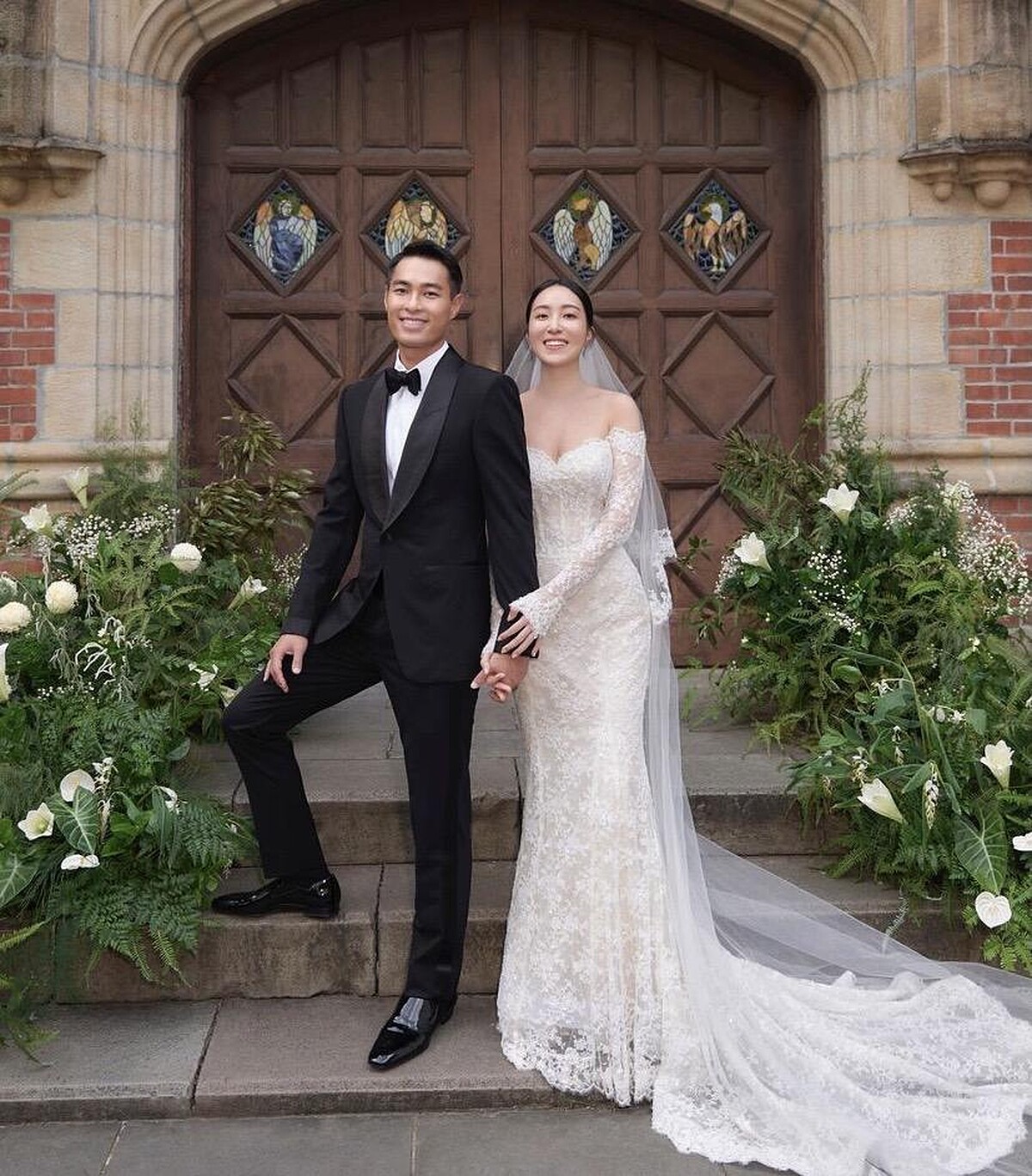 楊祐寧與老婆Melinda