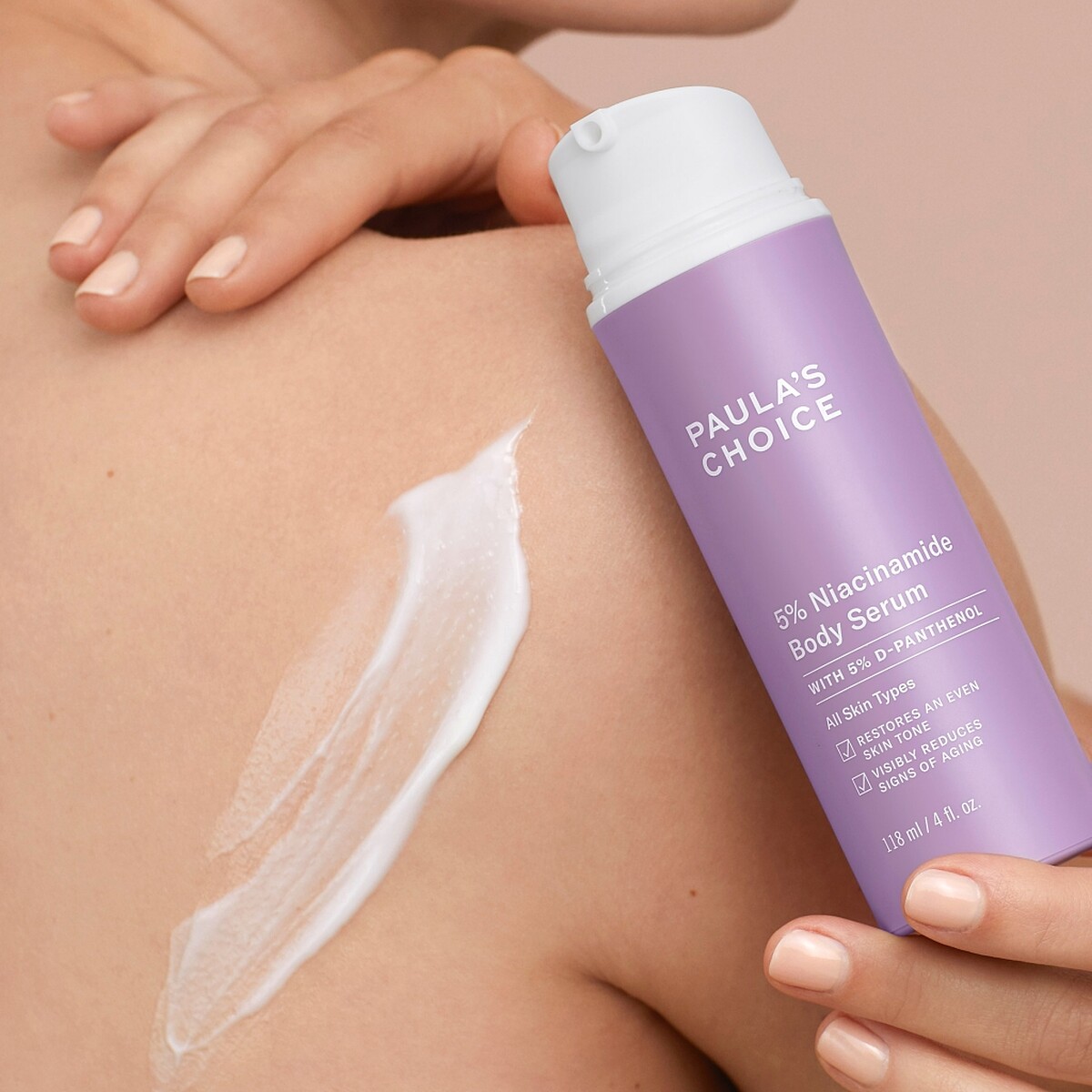 寶拉珍選5%B3勻亮身體精華乳專為身體肌膚美白需求打造。