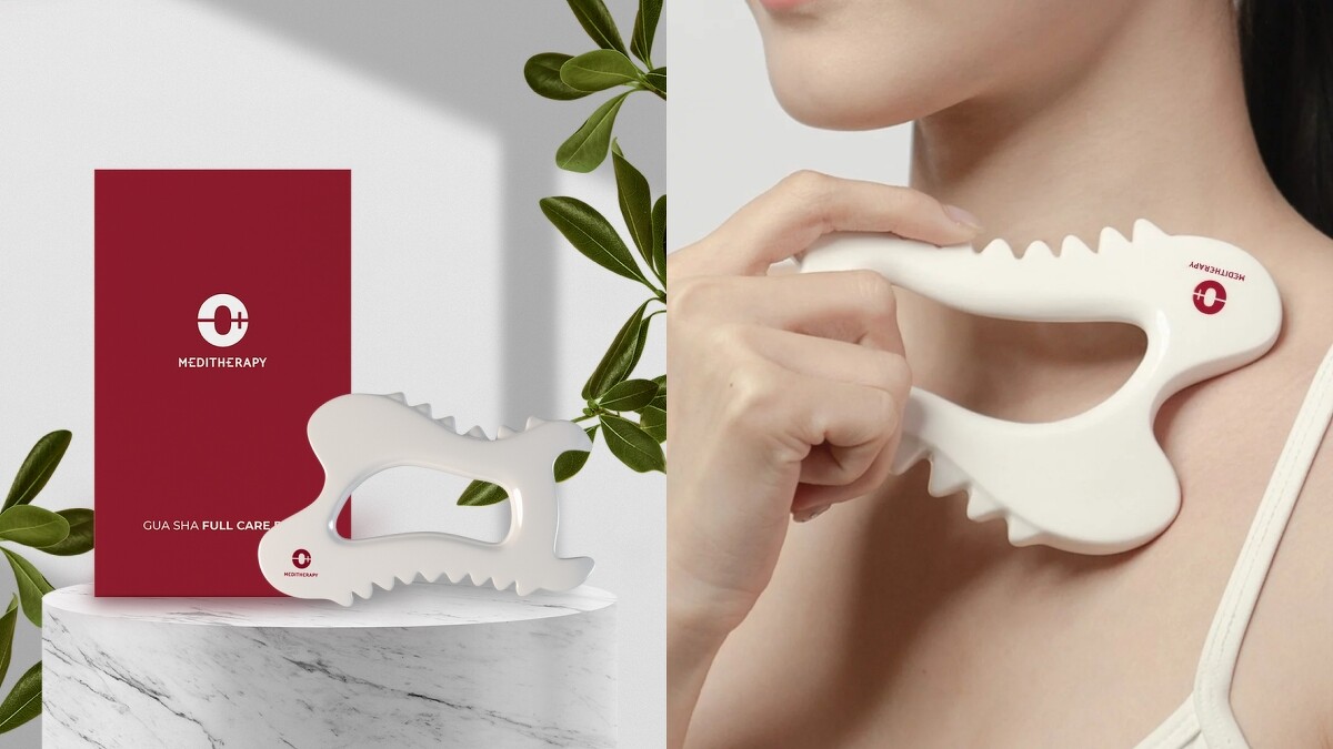 MEDITHERAPY SOKSAL陶瓷刮痧板產品照。