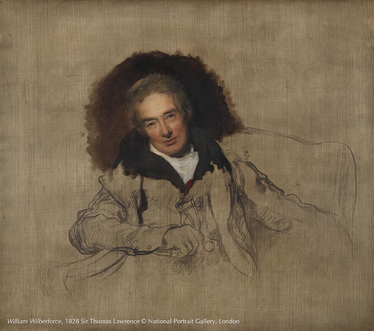 〈威廉．威伯福斯〉，湯馬斯．勞倫斯爵士於1828創作。