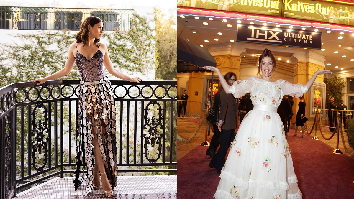 安娜德哈瑪斯紅毯零死角：性感高衩、甜美花仙子、帥氣西裝…龐德女的紅毯造型集錦