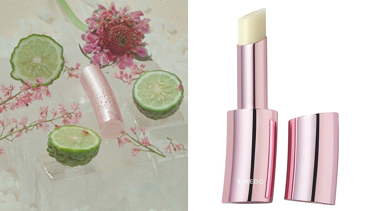 BYREDO 2022限量護唇膏-佛手柑情境圖。