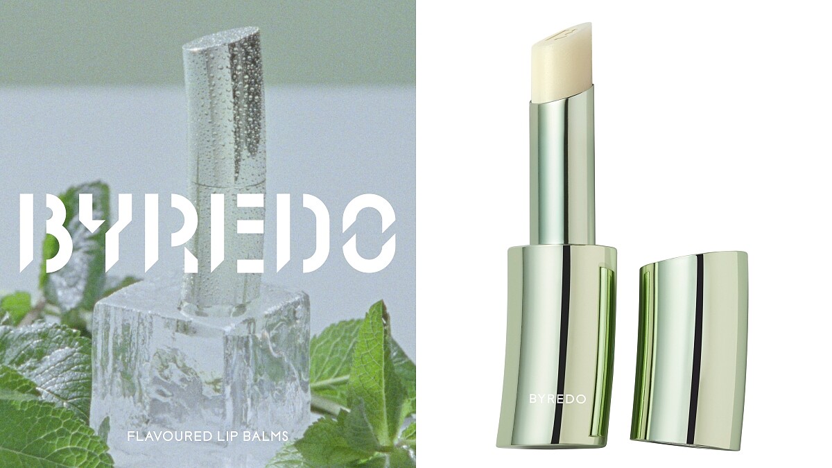 BYREDO 2022限量護唇膏-摩洛哥茶情境圖。