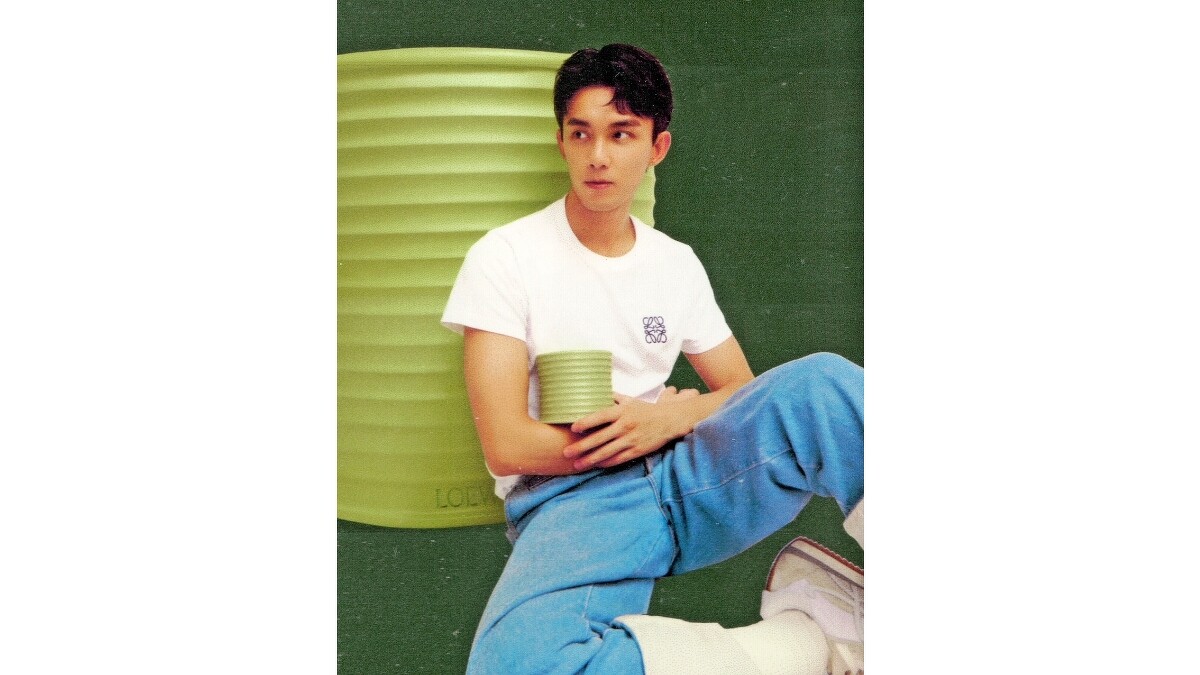 LOEWE小黃瓜香氛蠟燭吳磊形象廣告。