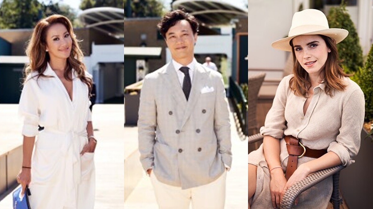 比賽事更精采的場邊穿搭！艾瑪華森、陳奕迅…現身溫布頓網球錦標賽