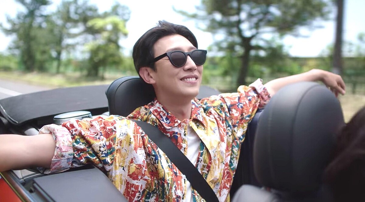 鄭明錫律師開心感受自然風景