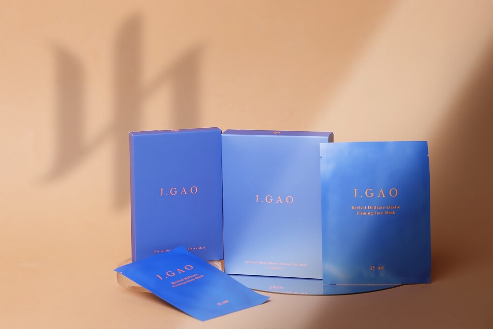 J.GAO逆時緊緻彈力嫩面膜一盒五片，NT1,680