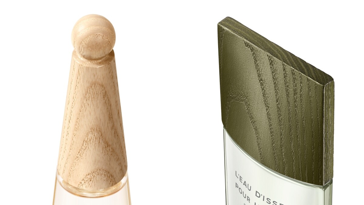 三宅一生ISSEY MIYAKE一生之水2022年木蘭女香&雪松男香木質瓶蓋。