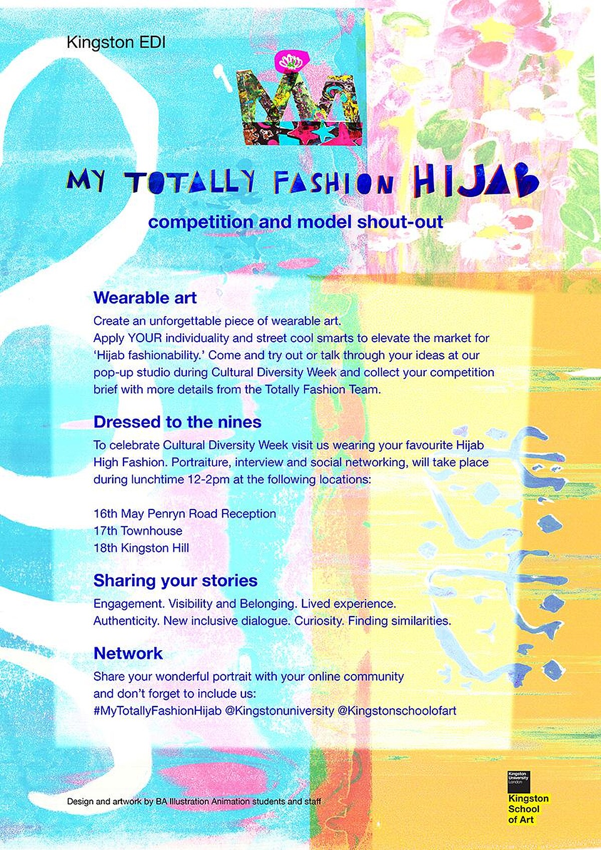 活動資訊海報成品。