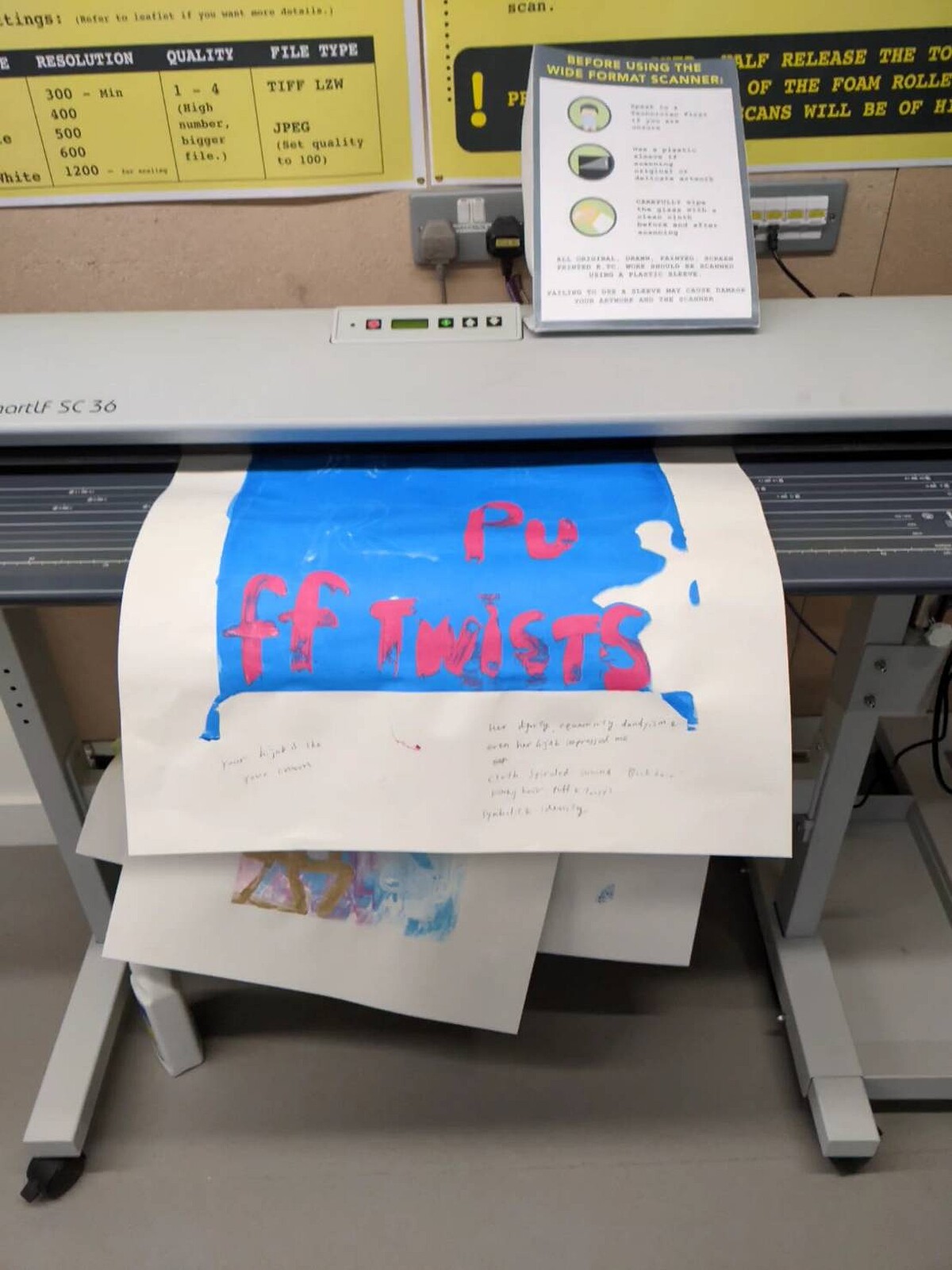 大圖掃描工作坊成品。