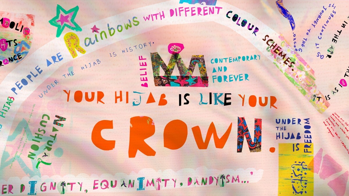 工作紀錄：「我的時尚穆斯林頭巾」主視覺設計
