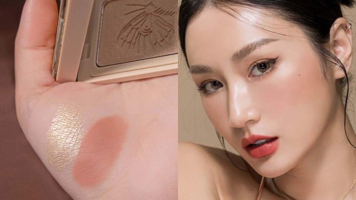 FreshO2 X珍藏故宮郎世寧系列秋蝶戲舞多用盤試色與妝容示範。