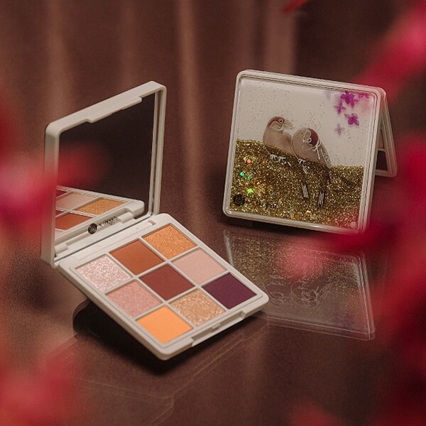 FreshO2 X珍藏故宮郎世寧系列冬雀靈動眼彩盤，NT799