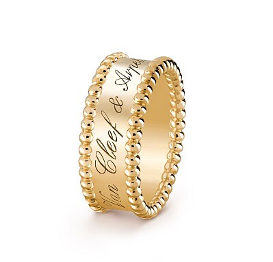 VCA 梵克雅寶 Perl&eacute;e 品牌標誌戒指 黃K金 $74,000