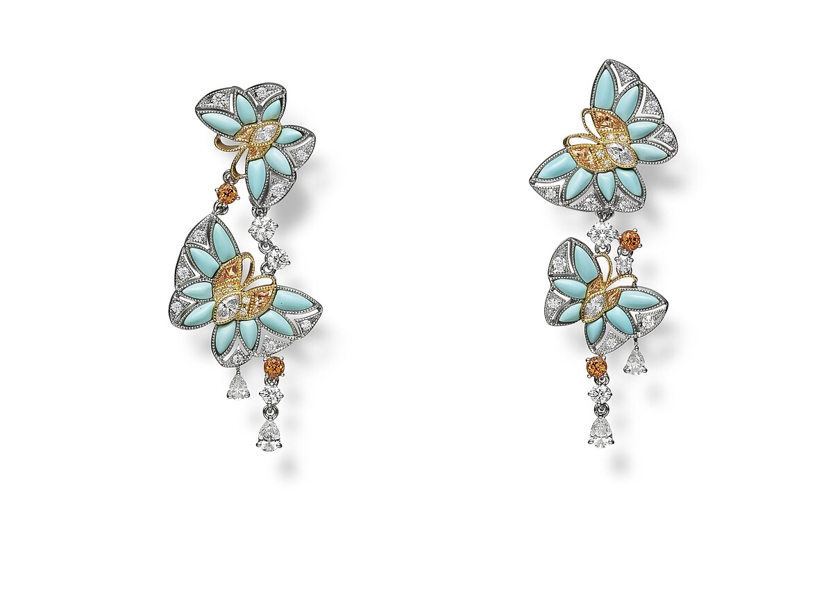 MIKIOMTO Japanese Sense of Beauty頂級珠寶系列耳環，售價店洽