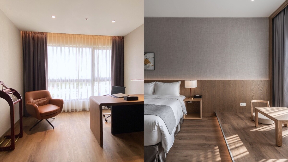 套房增設和式空間，日光灑進房間很愜意