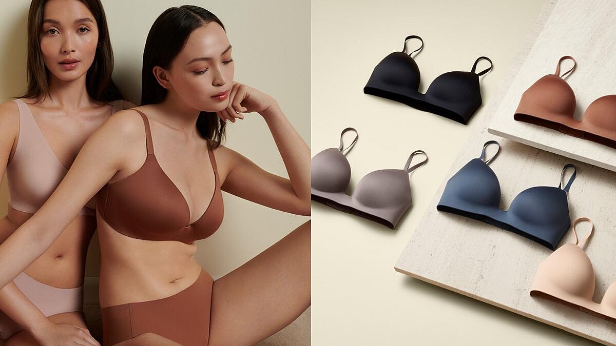 是女生們的天選內衣啊！優秀支撐力、舒適無感又透氣的美型設計，UNIQLO「全新無鋼圈美型胸罩」系列，完全滿足所有女生對內衣在意的重點！