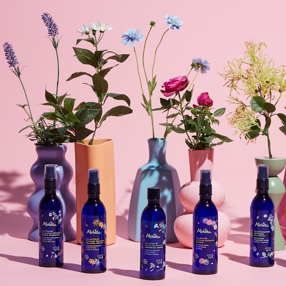 Melvita蜜葳特有機花粹系列情境圖。