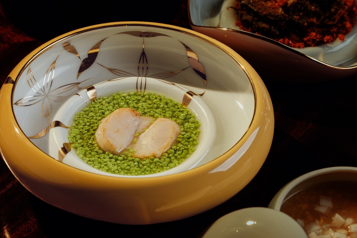 「團元」餐食器型的圓潤優雅。