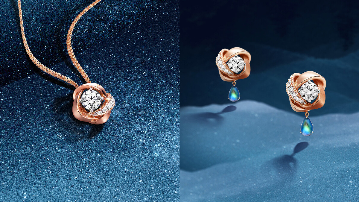 林曉同全新「我的玫瑰」系列鑽墜、林曉同全新「我的玫瑰」系列耳環