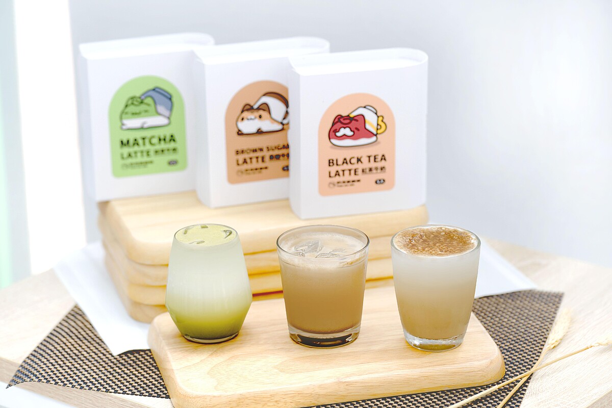 奶泡貓沖泡茶禮盒