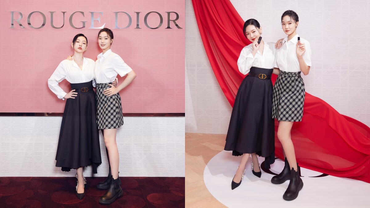 小S徐熙娣、仙氣擔當 Lily許韶恩首度同台,出席迪奧超完美持久唇膏上市記者會。