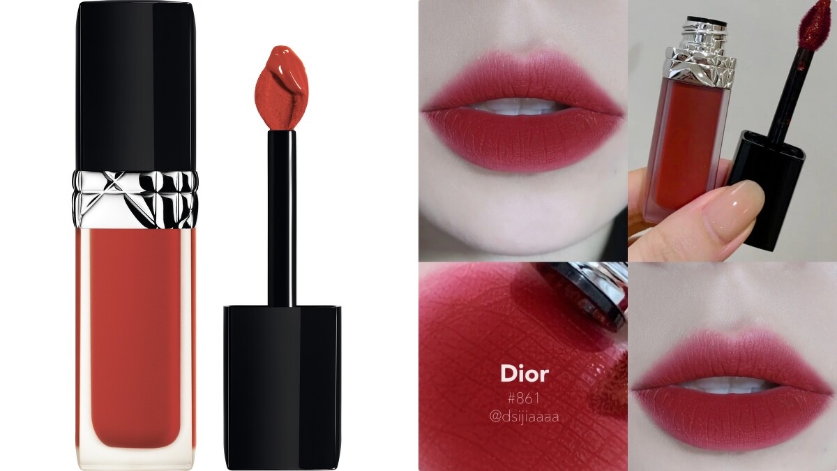 DIOR 迪奧超完美持久唇露#861 梅子漿果實擦。