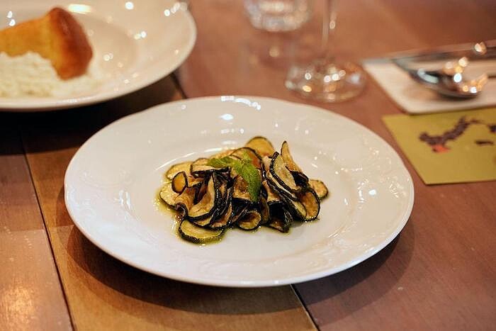 醋漬櫛瓜(Zucchine alla scapece)。