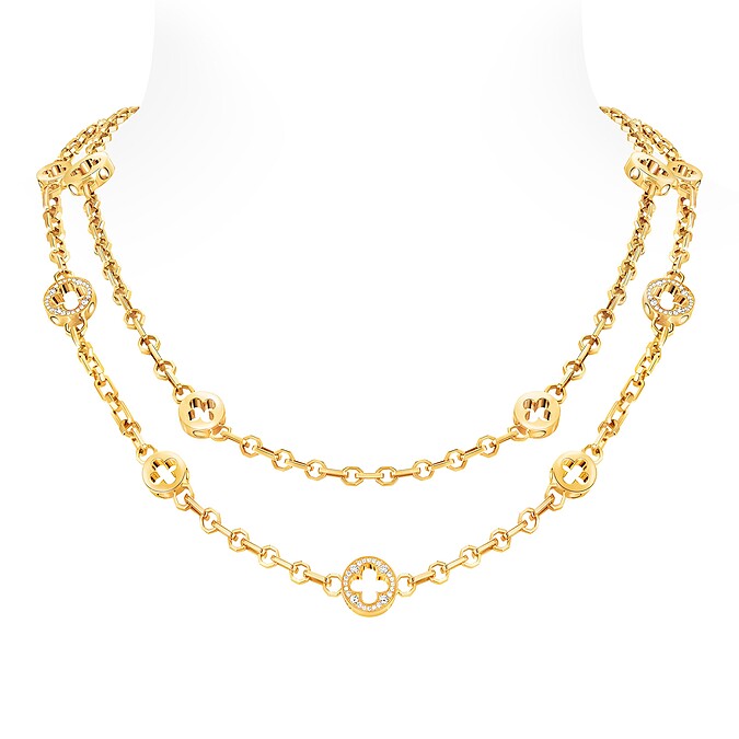 Empreinte 黃金與鑽石多層次項鍊 $1,360,000 (2)