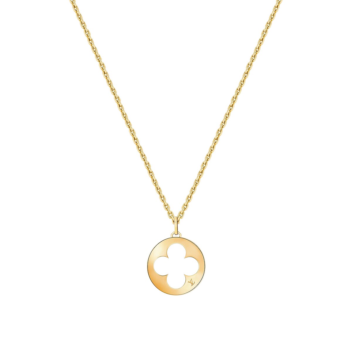 Empreinte 黃金鏤空花形墜飾項鍊 $369,000