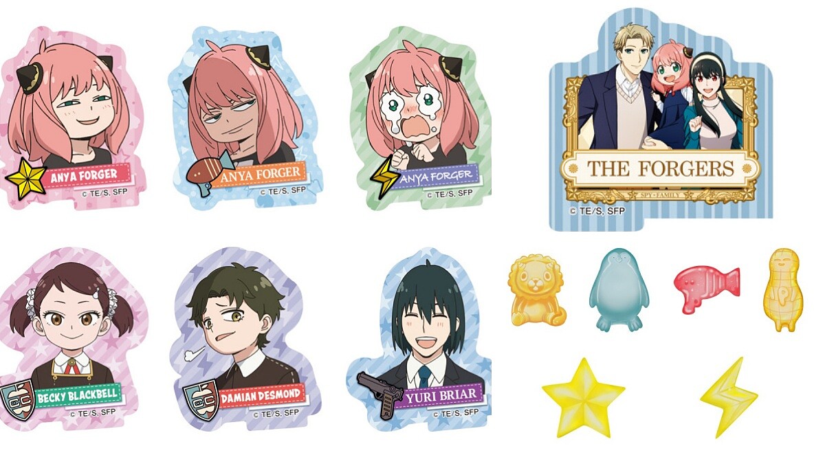 日本萬代推SPY×FAMILY間諜家家酒軟糖！奇美拉獅子超可愛，還有15款貼紙等你搜集