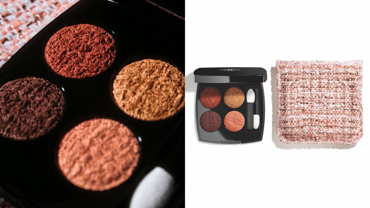 香奈兒斜紋軟呢四色眼影(#03紅繡)，NT3,210