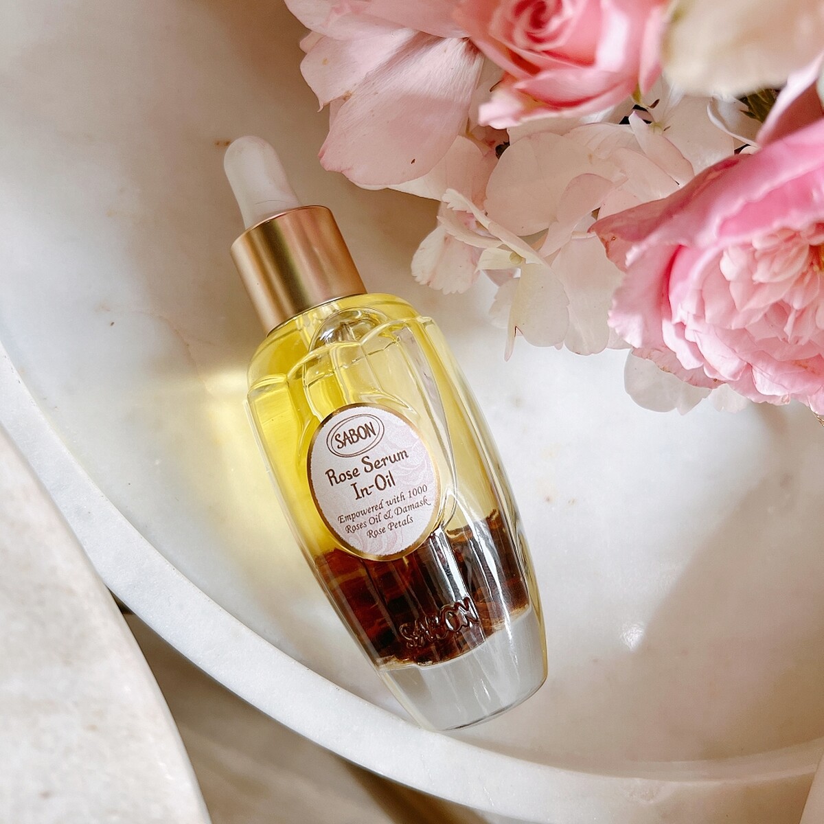 SABON大馬士革玫瑰有機光燦精華油50ml，NT3,780