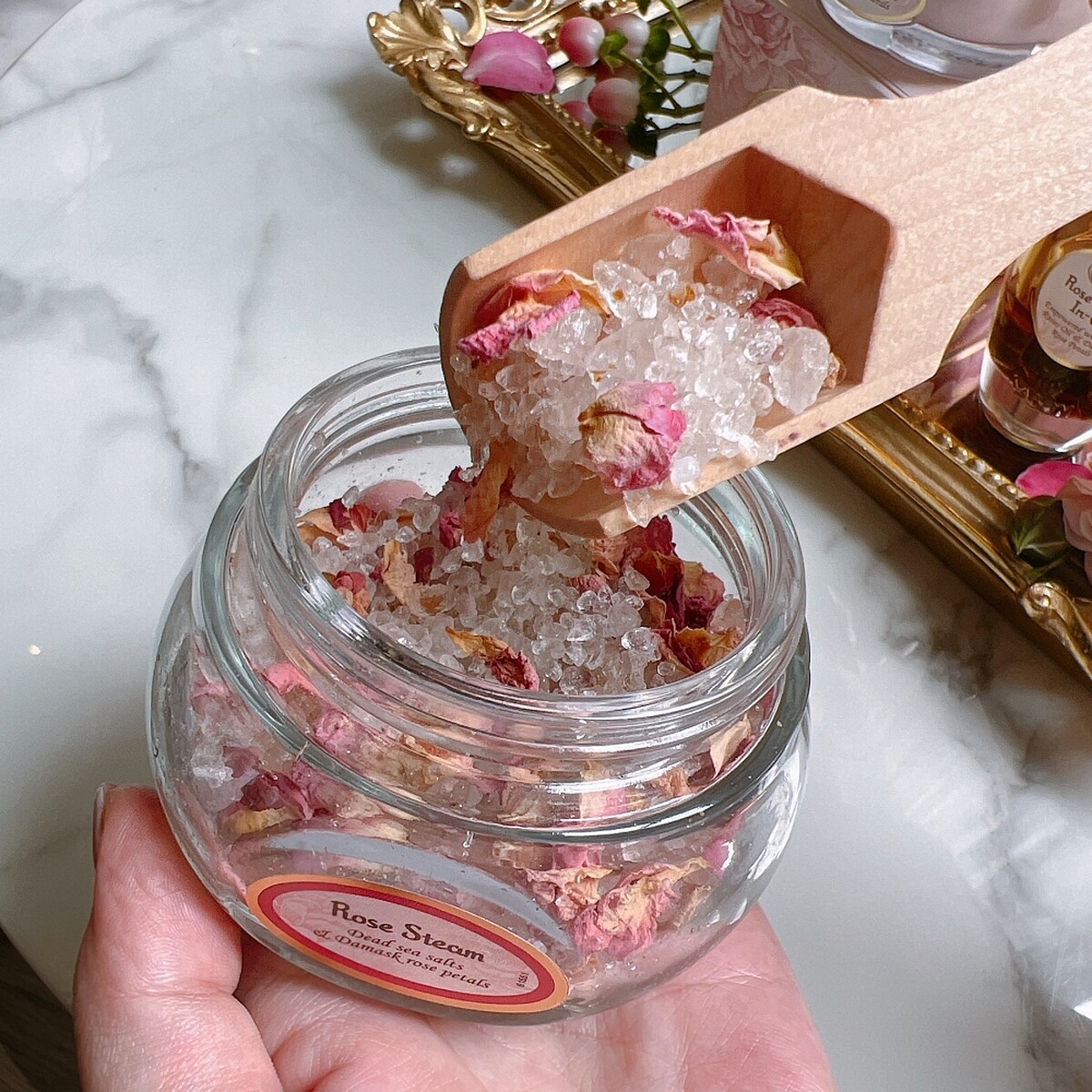 SABON大馬士革玫瑰珍顏浴80g，NT1,480