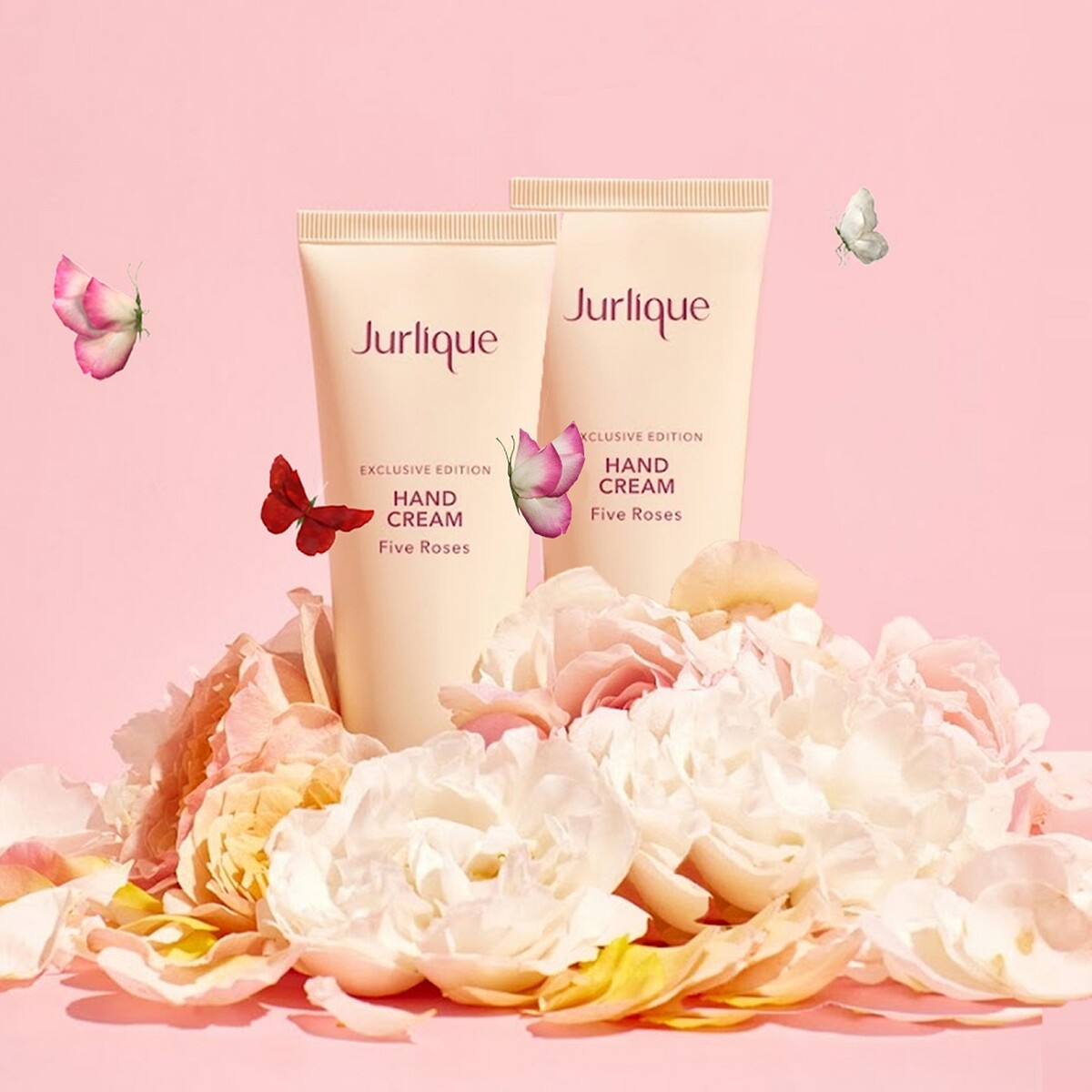 Jurlique茱莉蔻2022玫瑰護手霜&middot;花露漫舞限定版75ml，NT1,200