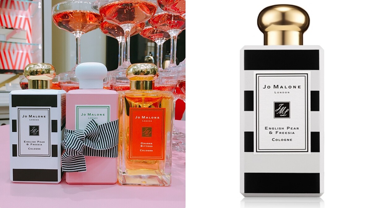 Jo Malone London英國梨與小蒼蘭香水2017聖誕限定版包裝。